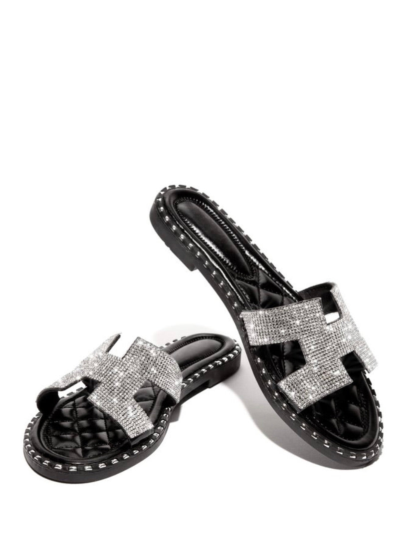 Glimmer Slide Sandals